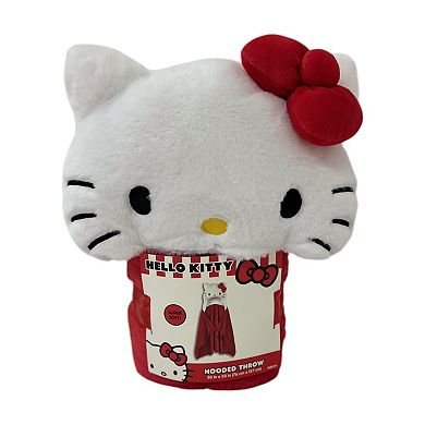 Hello Kitty Hooded Throw Blanket
