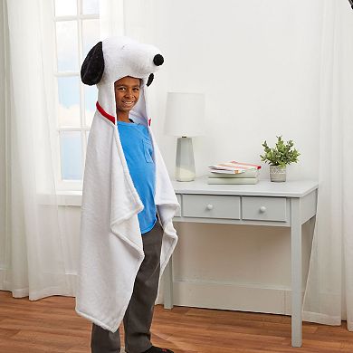 Peanuts Snoopy Hooded Throw Blanket