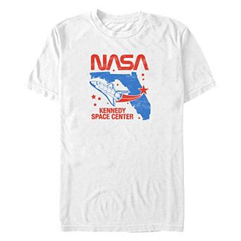 Big & Tall NASA Kennedy Space Center Americana Graphic Tee