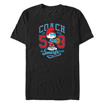 Big & Tall The Smurfs Basketball Coach Graphic Tee