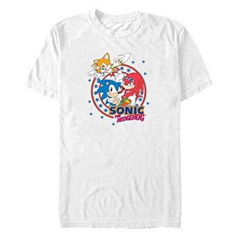 Big & Tall Sonic the Hedgehog And Friends American Stamp Graphic Tee
