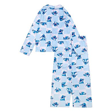 Girls 4-10 Disney's Lilo & Stitch 2-pc. "Stitch Checker" Pajama Top & Pajama Bottoms Set