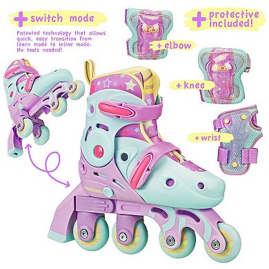Roller Derby Switch Adjustable Girl's Roller Skates