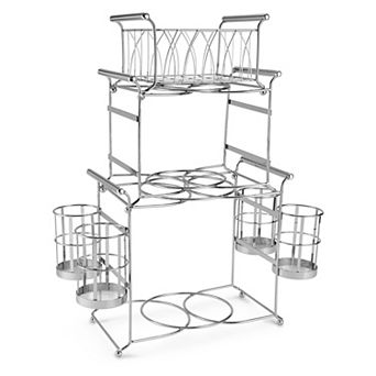 Sorbus 7 pc Stackable Buffet Caddy - Ideal for Dining Table, Buffet, Kitchen, Entertaining