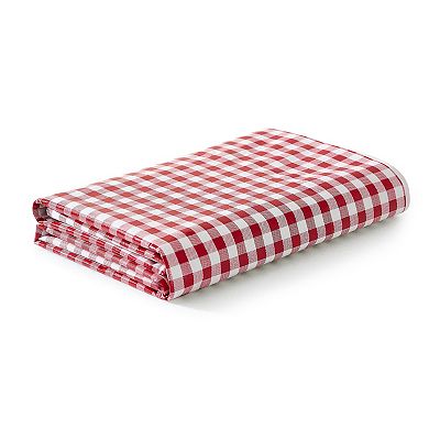 Elrene Home Fashions Gingham Check 3-Yard Cut-to-fit Vinyl Tablecloth/Table Protector