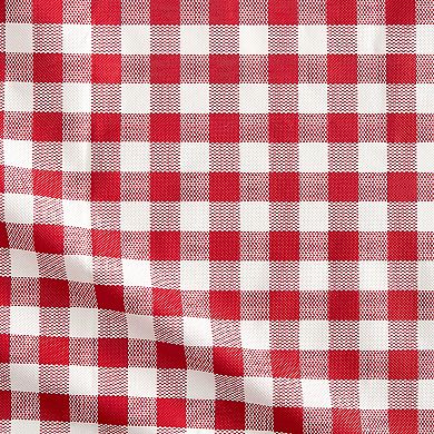 Elrene Home Fashions Gingham Check 3-Yard Cut-to-fit Vinyl Tablecloth/Table Protector