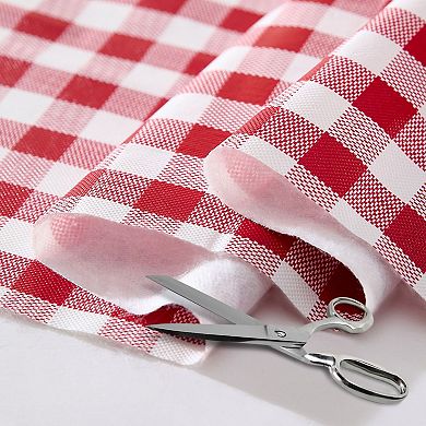 Elrene Home Fashions Gingham Check 3-Yard Cut-to-fit Vinyl Tablecloth/Table Protector