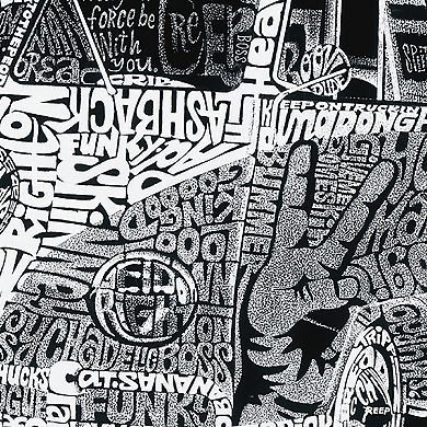 Women's Plus Size Word Art T-shirt - THE 70'S