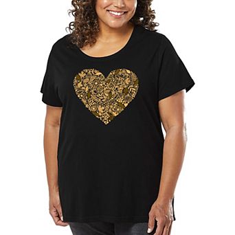 Fall Vibes - Women's Plus Size Word Art T-Shirt