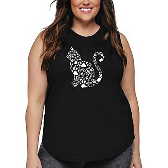 Cat Claws - Women's Plus Size Word Art Tank Top