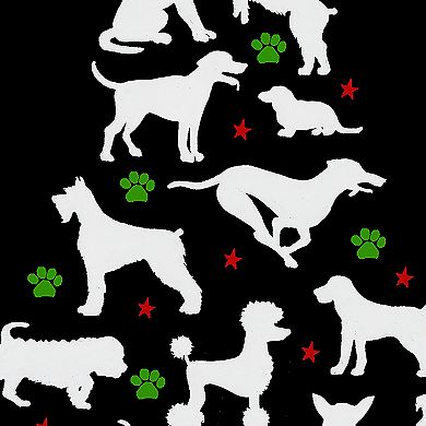 Here Comes Santa Paws - Women's Plus Size Word Art V-Neck