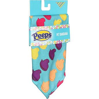 Peeps for Pets Chick Rainbow Print Dog Bandana