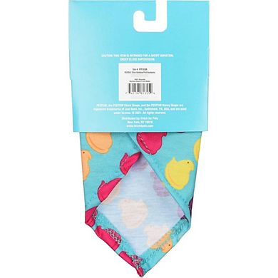 Peeps for Pets Chick Rainbow Print Dog Bandana
