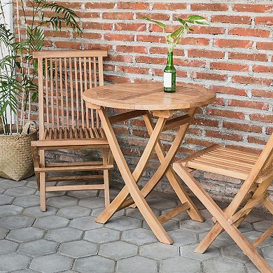Teak Wood 3-Piece Folding Sets for Outdoor Living