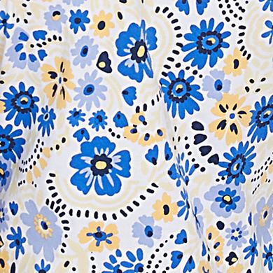 Hearts of Palm Women's Making Waves Embellished Print Top