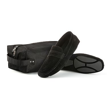 Men’s Suede Loafers Comfortable Slip-On Casual Shoes, Hand-Stitched, Lightweight & Non-Slip