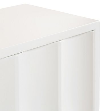 Sartell Scallop Wall Cabinet