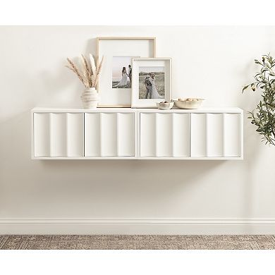 Sartell Scallop Wall Cabinet
