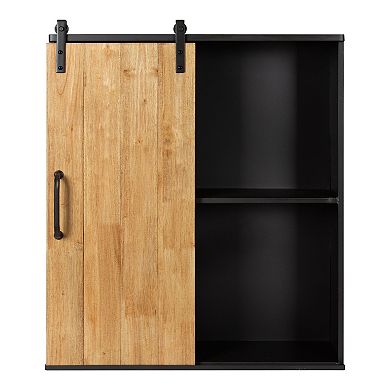 Samuels Decorative Sliding One Door Wall Cabinet