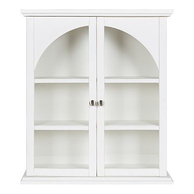 Walsted Decorative Wood Arch Cabinet