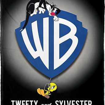 Warner Bros. WB 100 Looney Duo Silk Touch Throw Blanket 50x60 Inches