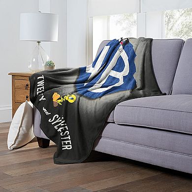 Warner Bros. WB 100 Looney Duo Silk Touch Throw Blanket 50x60 Inches