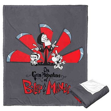 Cartoon Network's Billy And Mandy Grim Adventures Of Billy And Mandy Silk Touch Throw Blanket