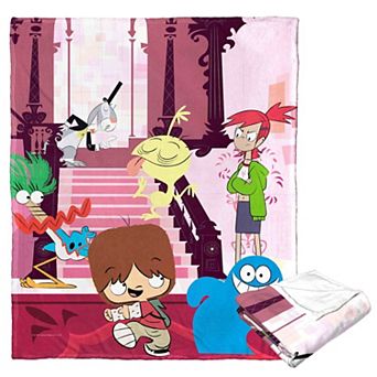 Cartoon Network Foster's Home For Imaginary Friends No Running In The Halls Silk Touch Throw Blanket