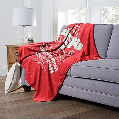 Warner Bros. Christmas Vacation Christmoose Time Silk Touch Throw Blanket 50x60 Inches