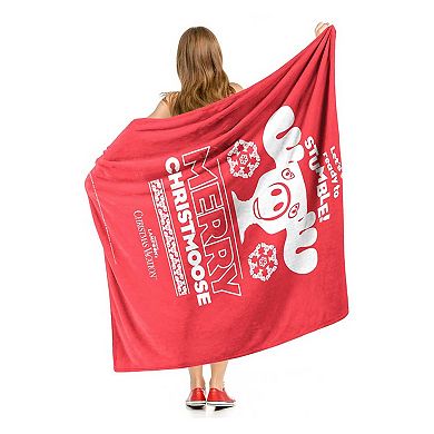 Warner Bros. Christmas Vacation Christmoose Time Silk Touch Throw Blanket 50x60 Inches