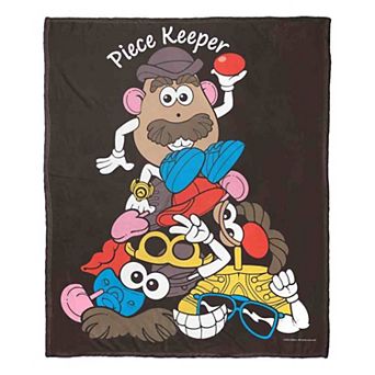 Hasbro Mr. Potato Head Piece Keeper Silk Touch Throw Blanket 50x60 Inches