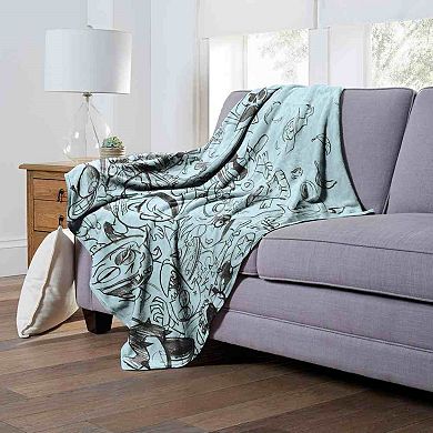 Cartoon Network's Billy And Mandy Grim And Gang Silk Touch Throw Blanket