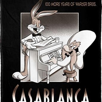 Warner Bros. WB 100 Usual Suspects Silk Touch Throw Blanket 50x60 Inches