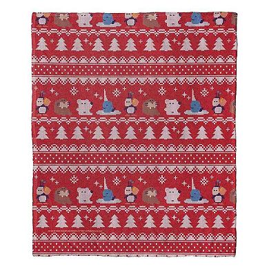 Warner Bros. Elf Cozy Arctic Friends Silk Touch Throw Blanket 50x60 Inches