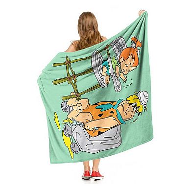 Warner Bros. The Flintstones Fatherly Love Silk Touch Throw Blanket 50x60 Inches