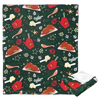 Warner Bros. A Christmas Story Duck Dinner Silk Touch Throw Blanket 50x60 Inches