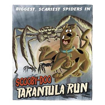 Warner Bros. Scooby-Doo Tarantula Run Silk Touch Throw Blanket 50x60 Inches