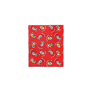 Warner Bros. Looney Tunes Merry Merry Silk Touch Throw Blanket 50x60 Inches