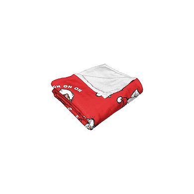Warner Bros. Looney Tunes Merry Merry Silk Touch Throw Blanket 50x60 Inches