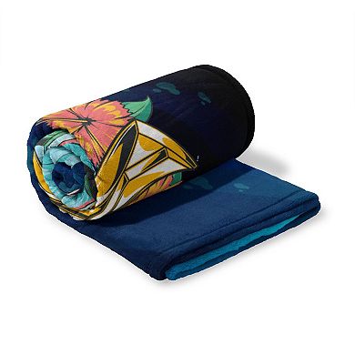 DC Comics Aquaman 2 Trident Ready Silk Touch Throw Blanket