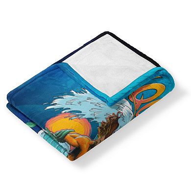 DC Comics Aquaman 2 Trident Ready Silk Touch Throw Blanket