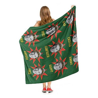 Warner Bros. Elf Expressions Silk Touch Throw Blanket 50x60 Inches