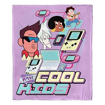 Cartoon Network Steven Universe Cool Kids Silk Touch Throw Blanket 50x60 Inches