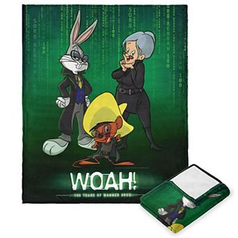 Warner Bros. WB 100 Woah Silk Touch Throw Blanket 50x60 Inches