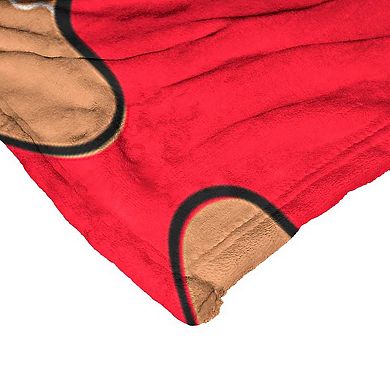 Warner Bros. Friends Gingerbread Pattern Silk Touch Throw Blanket 50x60 Inches