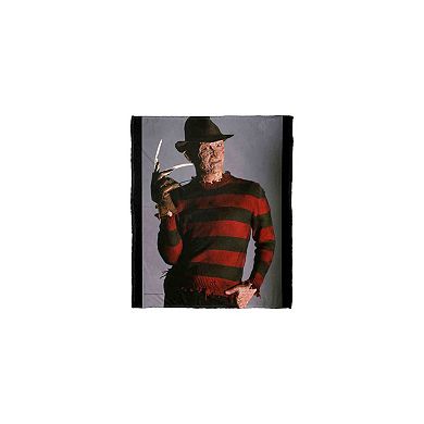 Warner Brothers Nightmare on Elm Street Don't Mess With Freddy Silk Touch Throw Blanket 50x60 Inches