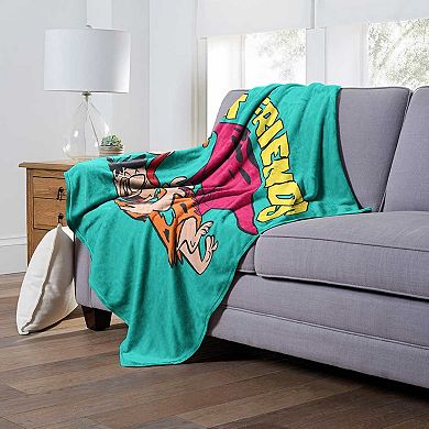Warner Bros. The Flintstones Cavemans Best Friend Silk Touch Throw Blanket 50x60 Inches