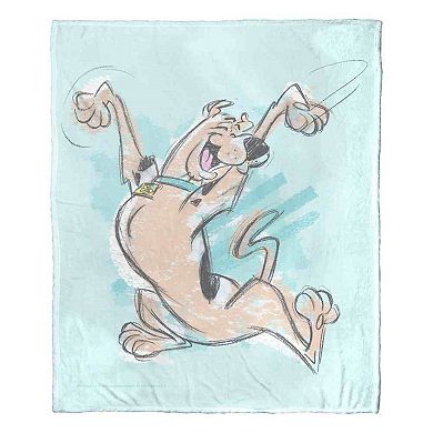 Warner Bros. Scooby-Doo Joyful Scooby Silk Touch Throw Blanket 50x60 Inches