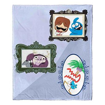 Cartoon Network Foster's Home For Imaginary Friends Framed Silk Touch Throw Blanket 50x60 Inches