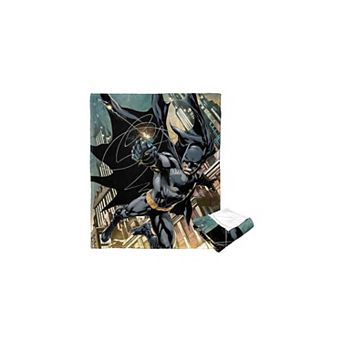 DC Comics Batman Swinging In Silk Touch Throw Blanket